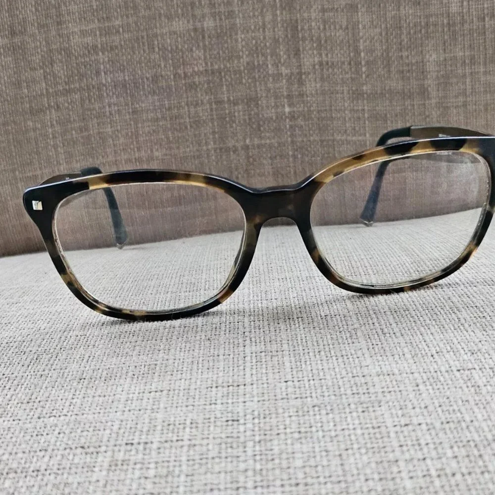 Max Mara Women Eyeglasses Frame Brown Tortoise Glasses Frame Eyewear